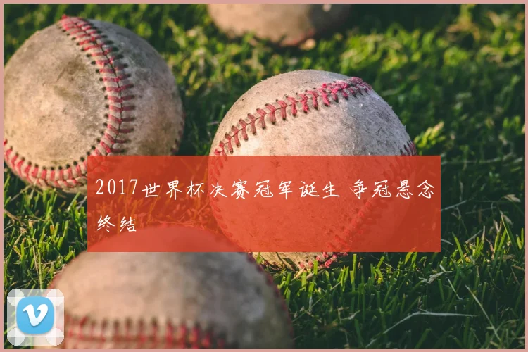 2017世界杯决赛冠军诞生 争冠悬念终结